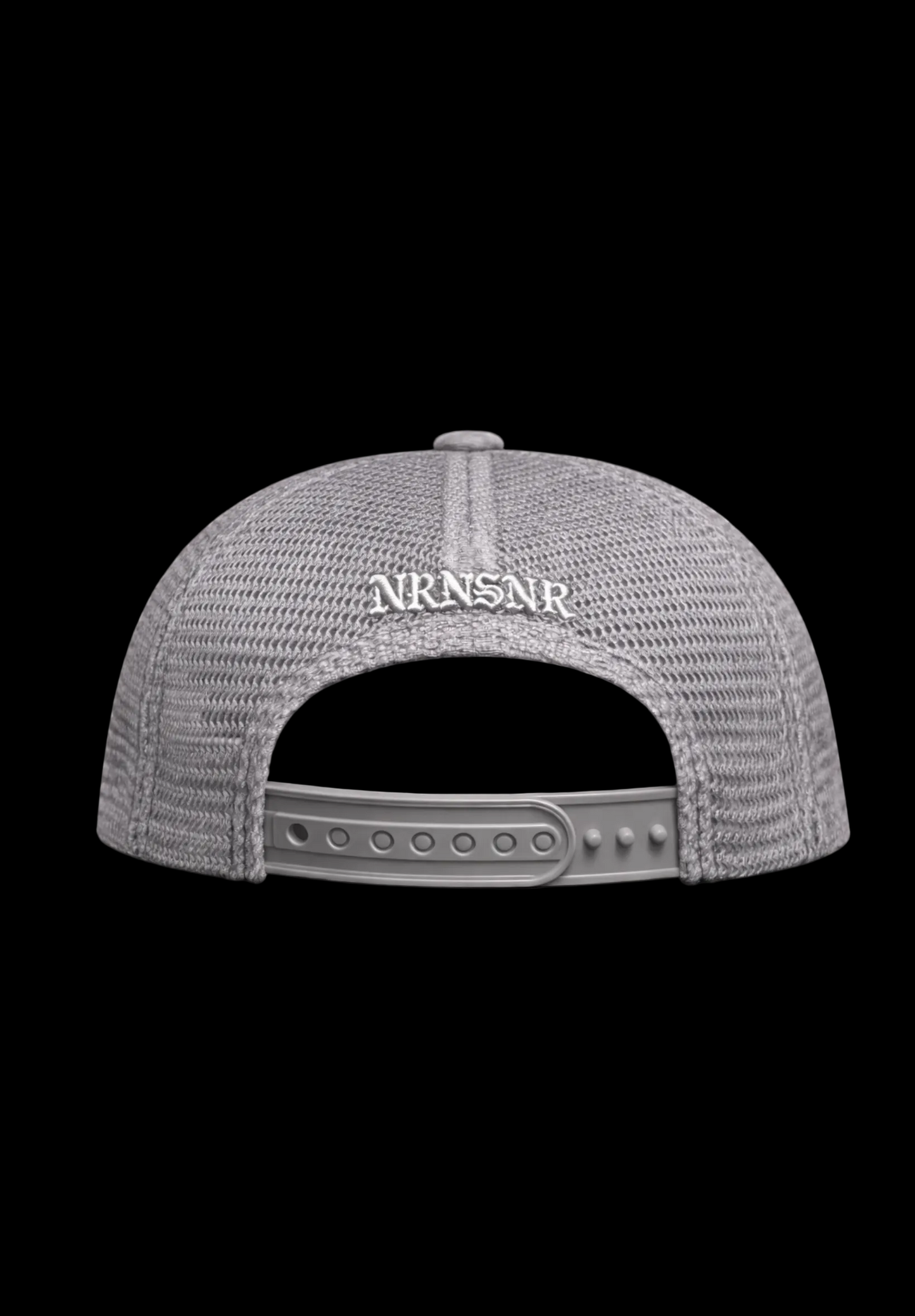 NO REGRETS GREY/WHITE CLUB TRUCKER CAP [NRUKCLUB]